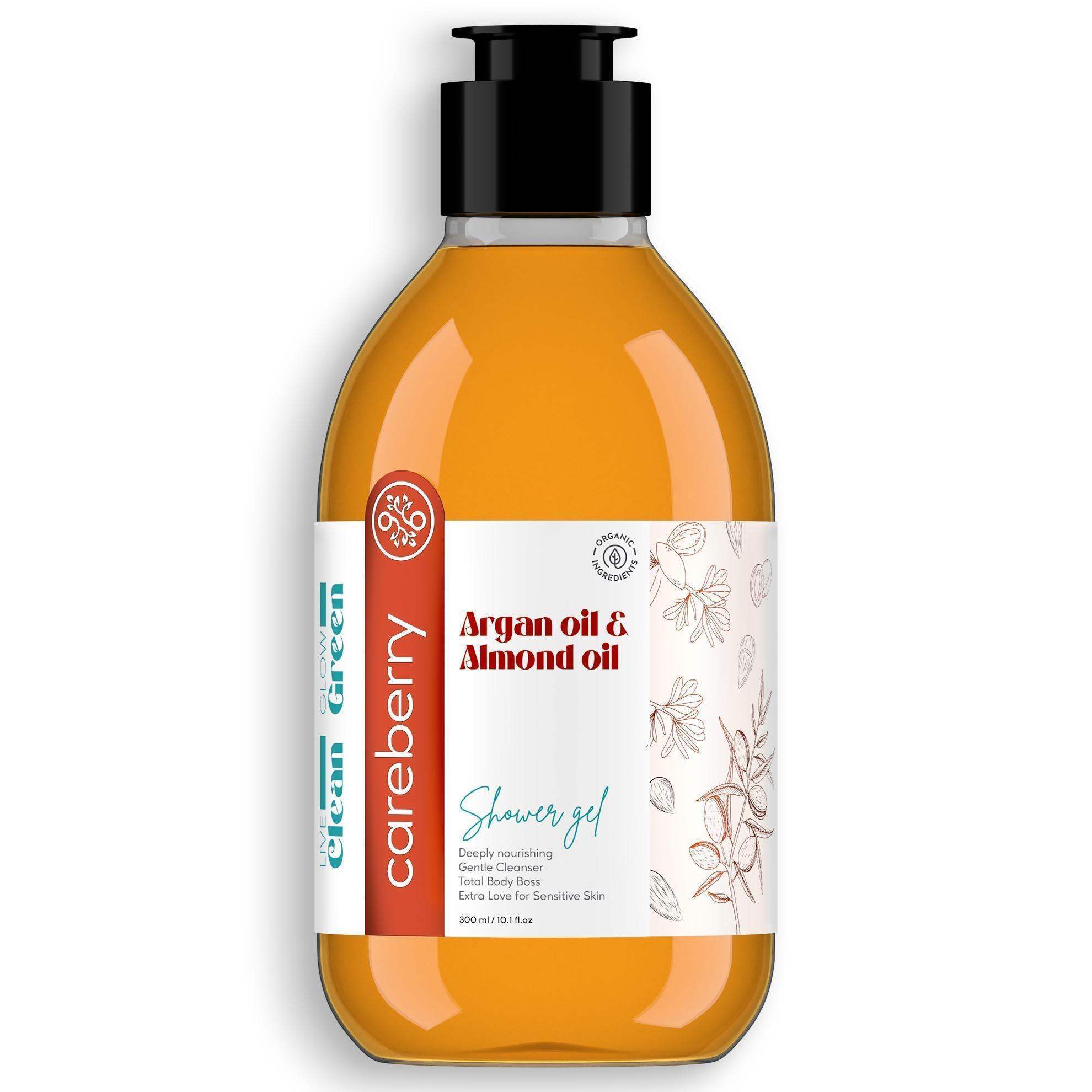 Argan & Almond Oil Nourishing Shower Gel - Careberry