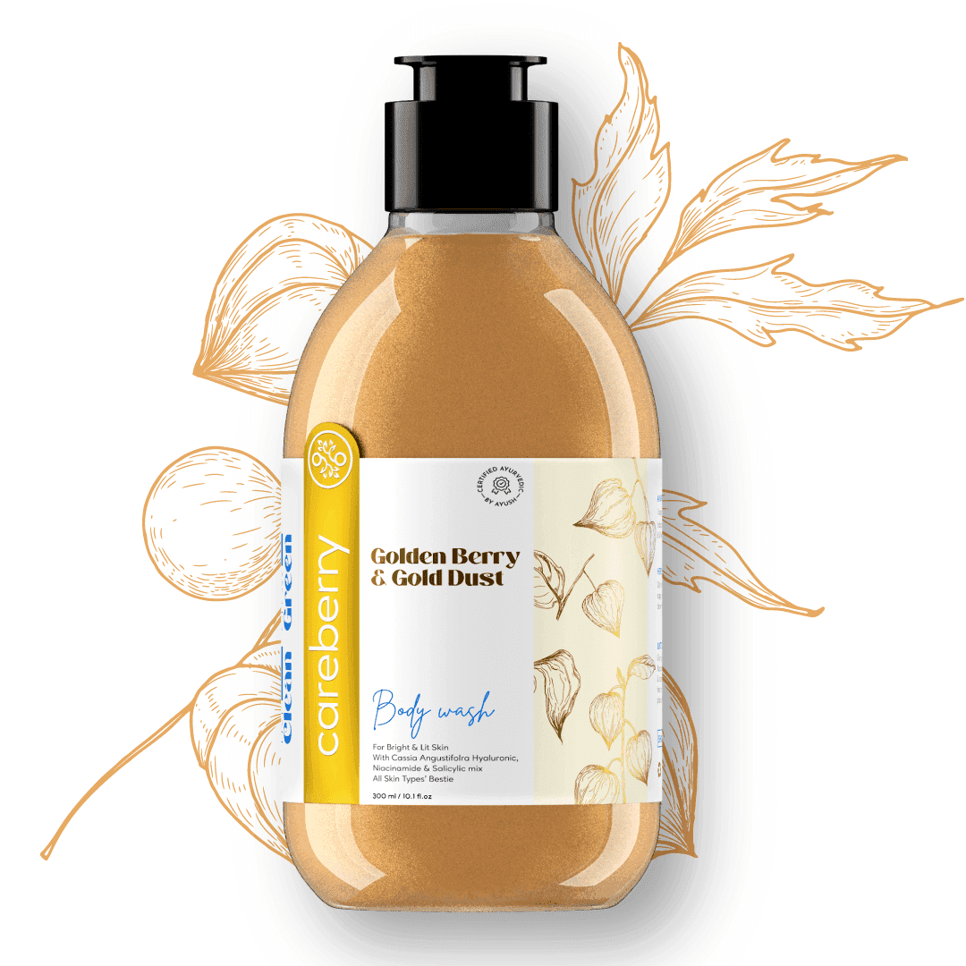 Golden Berry & Gold Dust Brightening Body Wash - Careberry