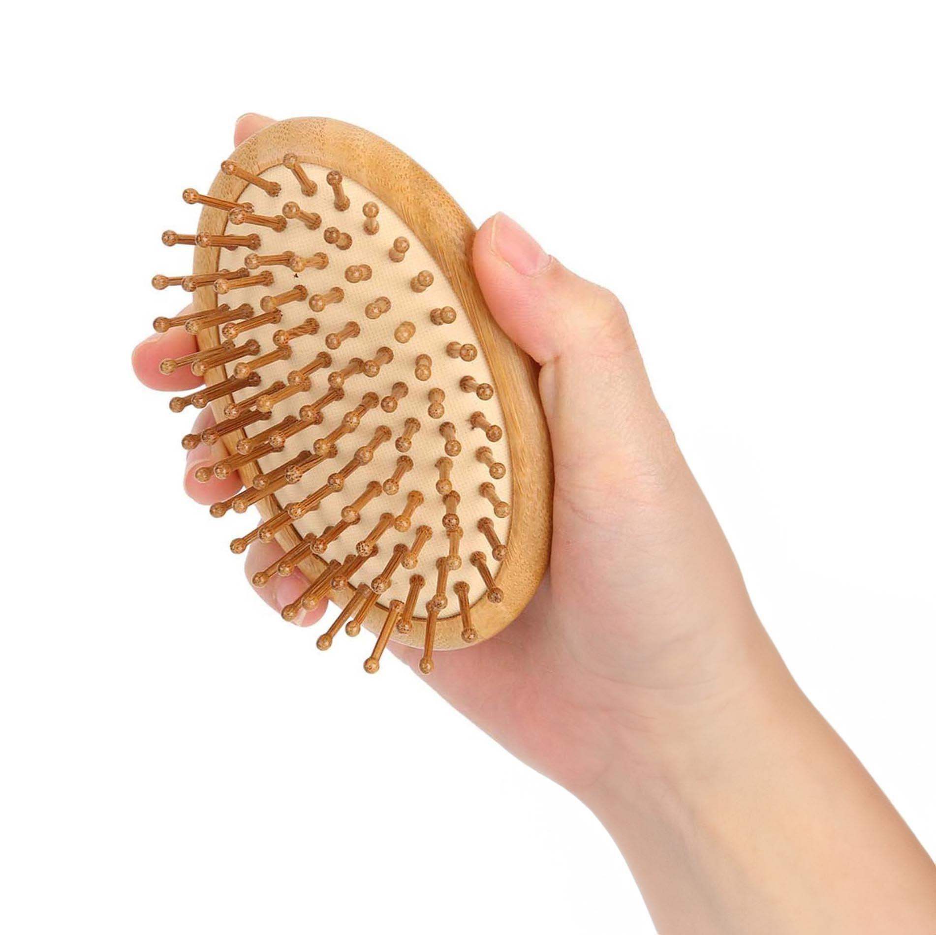 Bamboo Bliss Mini Hairbrush - Careberry