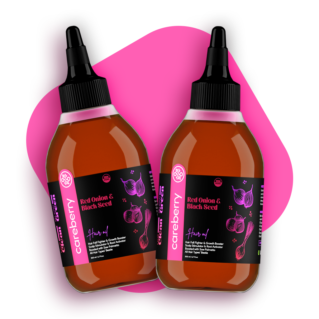 Organic Red Onion & Black Seed Hair Growth Oil - 200ml